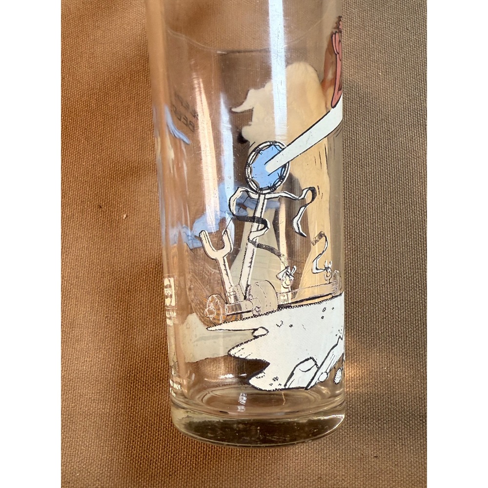 Vintage 1976 Pepsi Warner Bros Road Runner & Wile E. Coyote Collector Glass - Picture 7 of 7